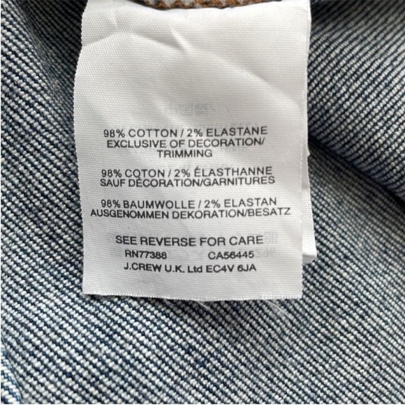 Madewell Stretch Jean/Denim Step Hem Straight Mini Skirt. Size 30. - Picture 13 of 15